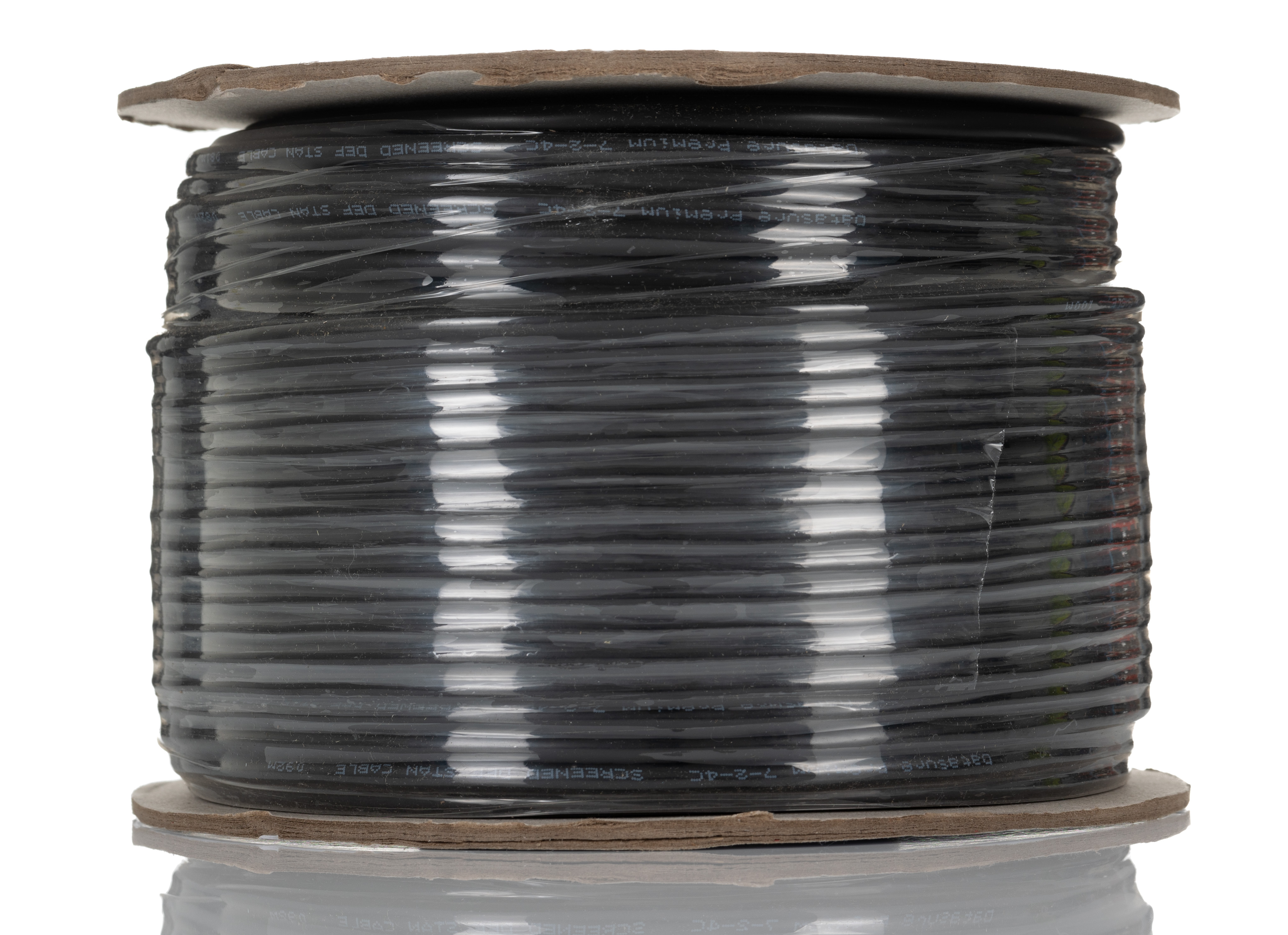 RS PRO Multi-Core Industrial Cable, 4 Cores, 0.22 mm², Screened, 25 m, Black Polyvinyl Chloride Sheath