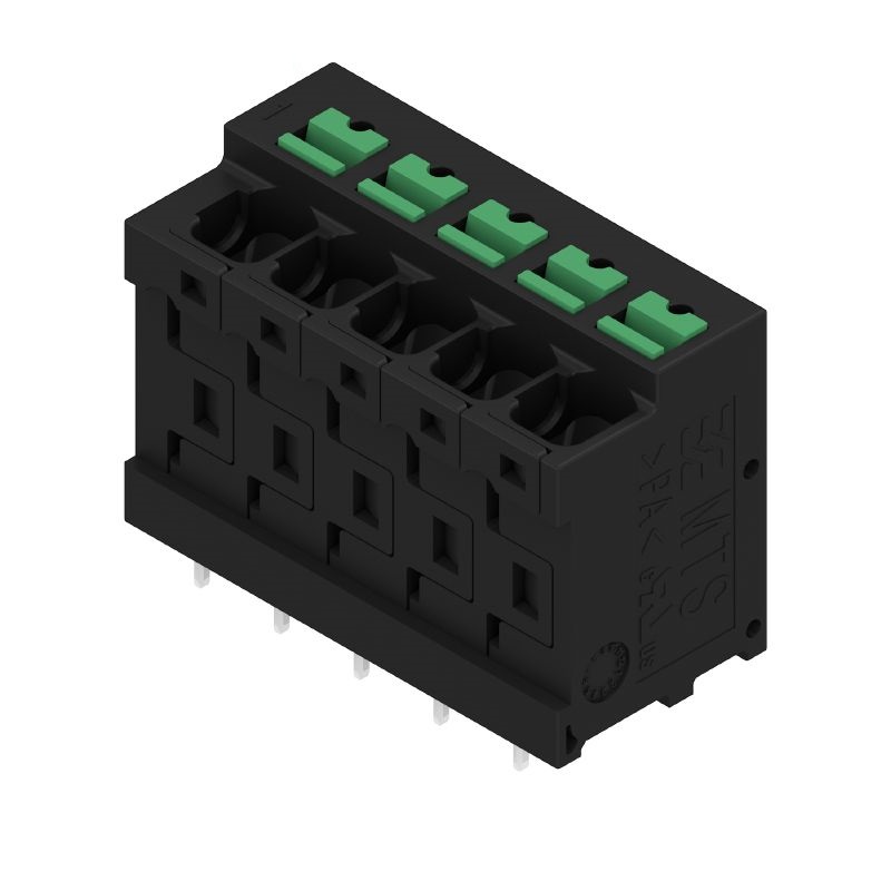 Weidmüller OMNIMATE4.0 Series PCB Terminal, 5-Contact, 5mm Pitch, PCB Mount, 1-Row, Snap In Termination