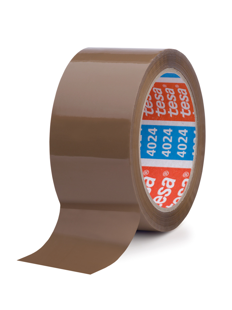 Tesa 4024 Brown Packing Tape, 100m x 50mm