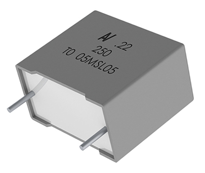 KEMET R60 Polyester Capacitor PET, 200 V ac, 400 V dc, ±10%, 2.2μF, Through Hole