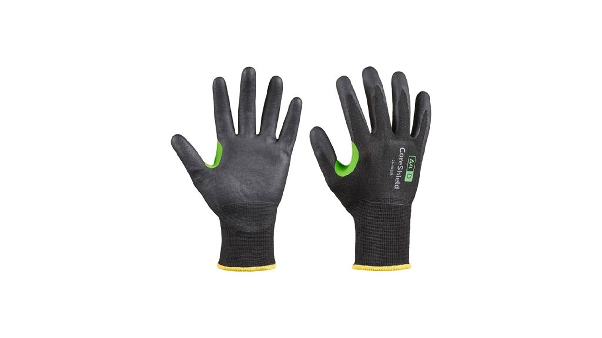 Honeywell Safety CoreShield- 24-9518B Black Fibre Basalte, Modal, Polyester High Performance Polyethylene Glove, Size 8,