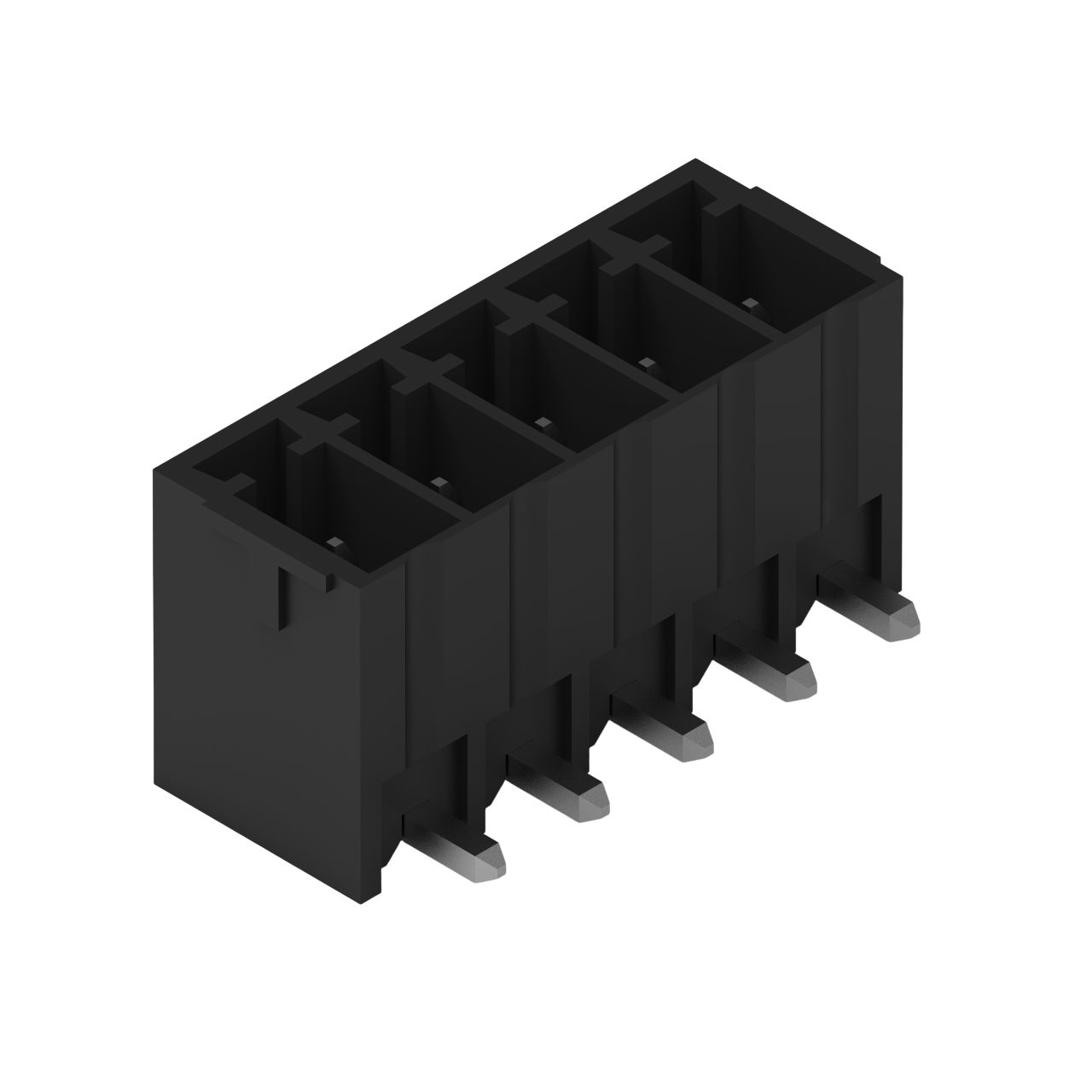Wurth Elektronik WR-TBL Series Horizontal Through Hole PCB Header, 5 Contact(s), 3.5 mm Pitch, 1 Row