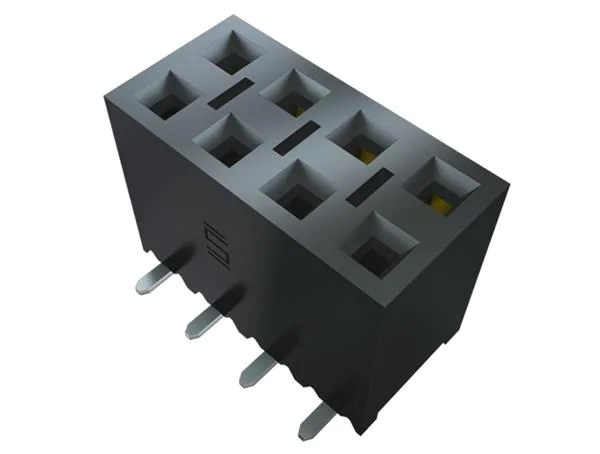 Samtec SSM Series Vertical Surface Mount PCB Socket, 16-Contact, 2-Row, 2.54mm Pitch, Solder Termination