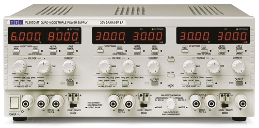 Aim-TTi PL Series Digital Bench Power Supply, 0 → 30V, 0 → 3A, 3-Output, 228W - UKAS Calibrated