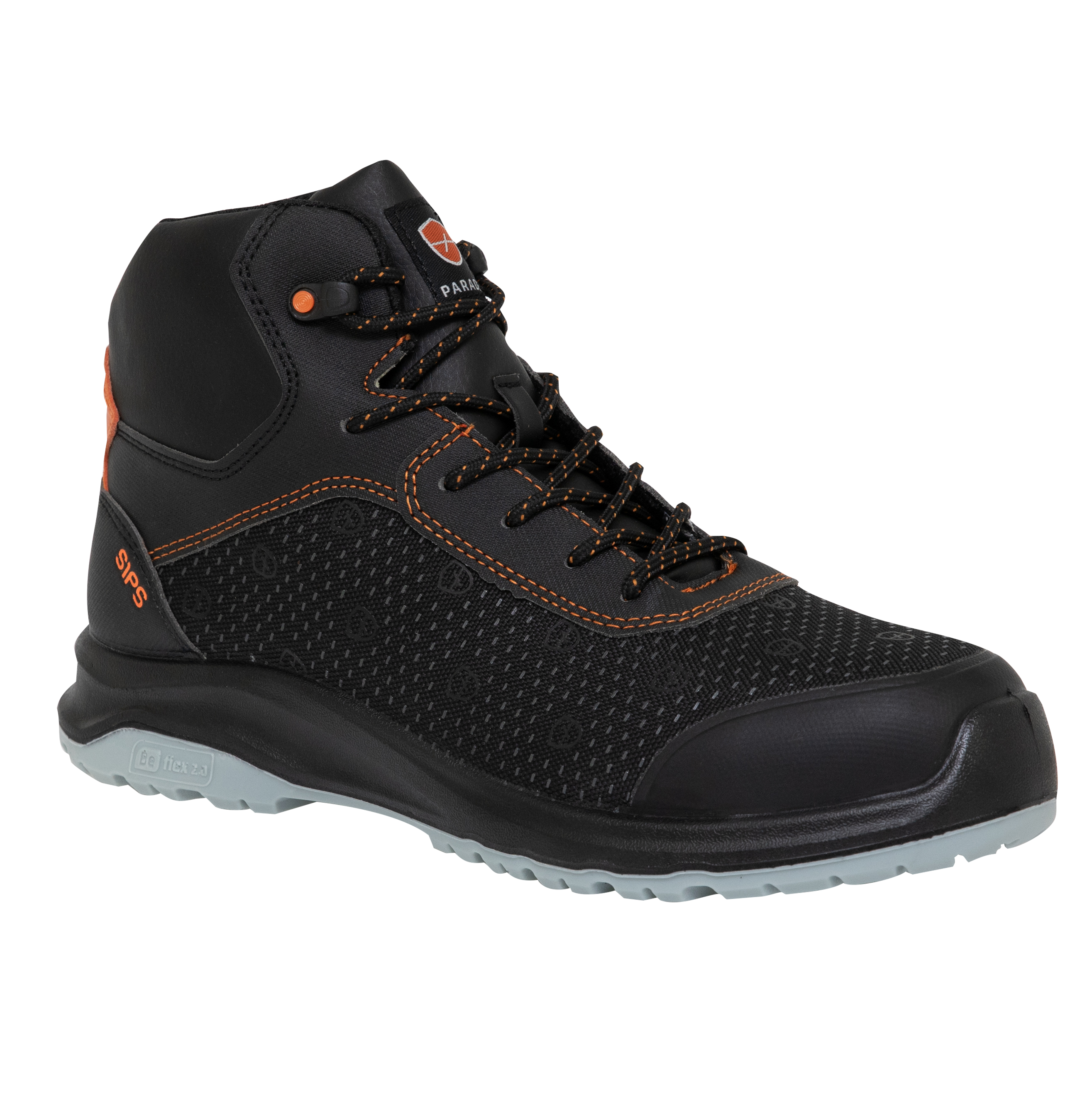 Parade RACER Black Composite Toe Capped Unisex Ankle Safety Boots, UK 10.5, EU 45