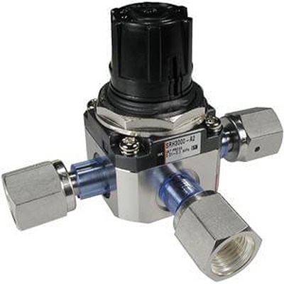 SMC Rc 3/8 Pneumatic Regulator - 0.05MPa to 0.7MPa, 1MPa max. input, SRH4010-04