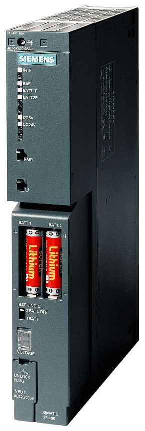 Siemens SIMATIC S7-400 Series Series Power Supply for Use with SIMATIC S7-400, 230 V