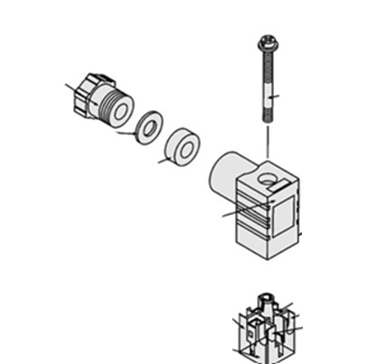 SMC SY100 DIN Connector, SY100-61-1