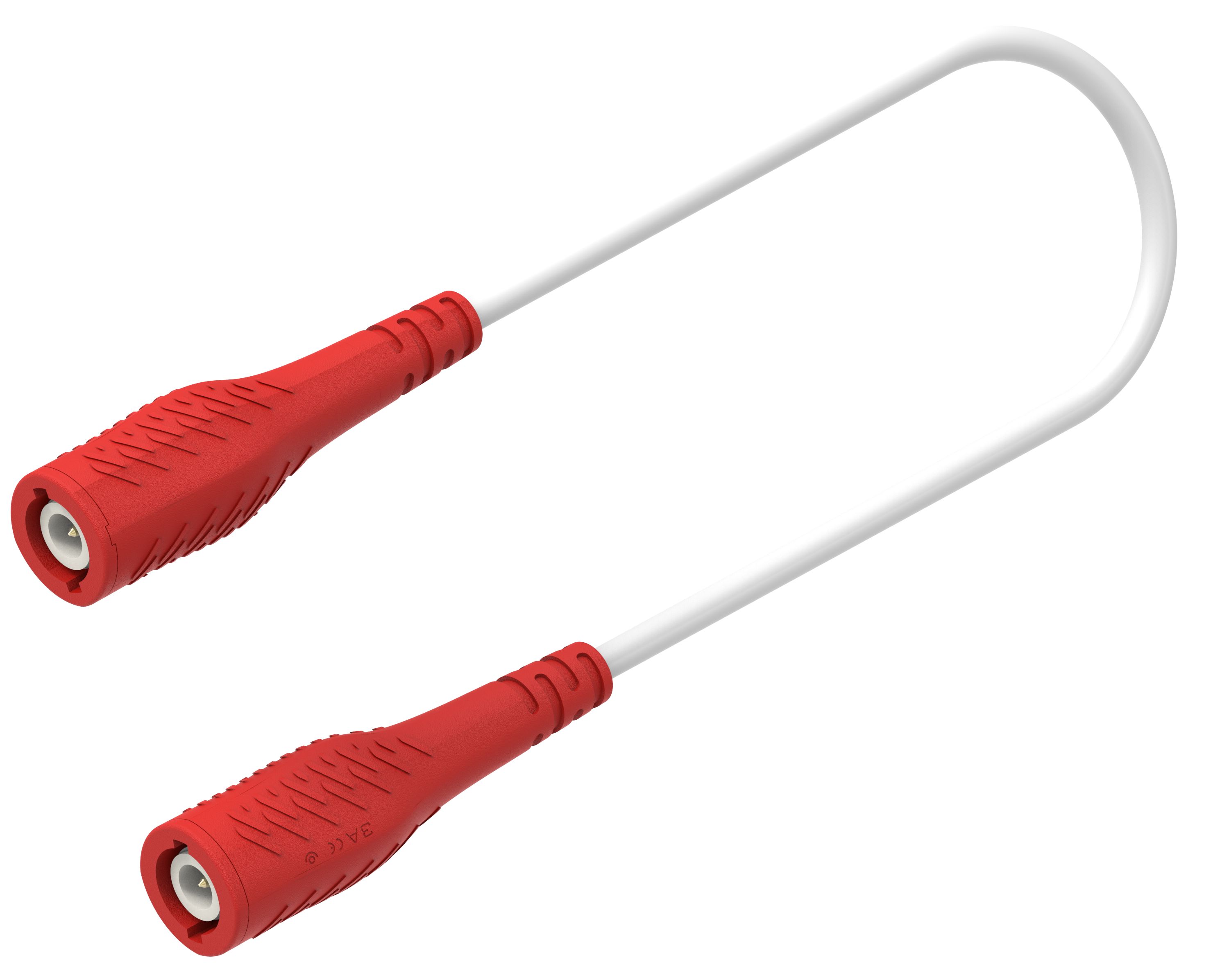 Electro PJP Test lead, 3A, 300 → 1000V, Red, 1m Lead Length