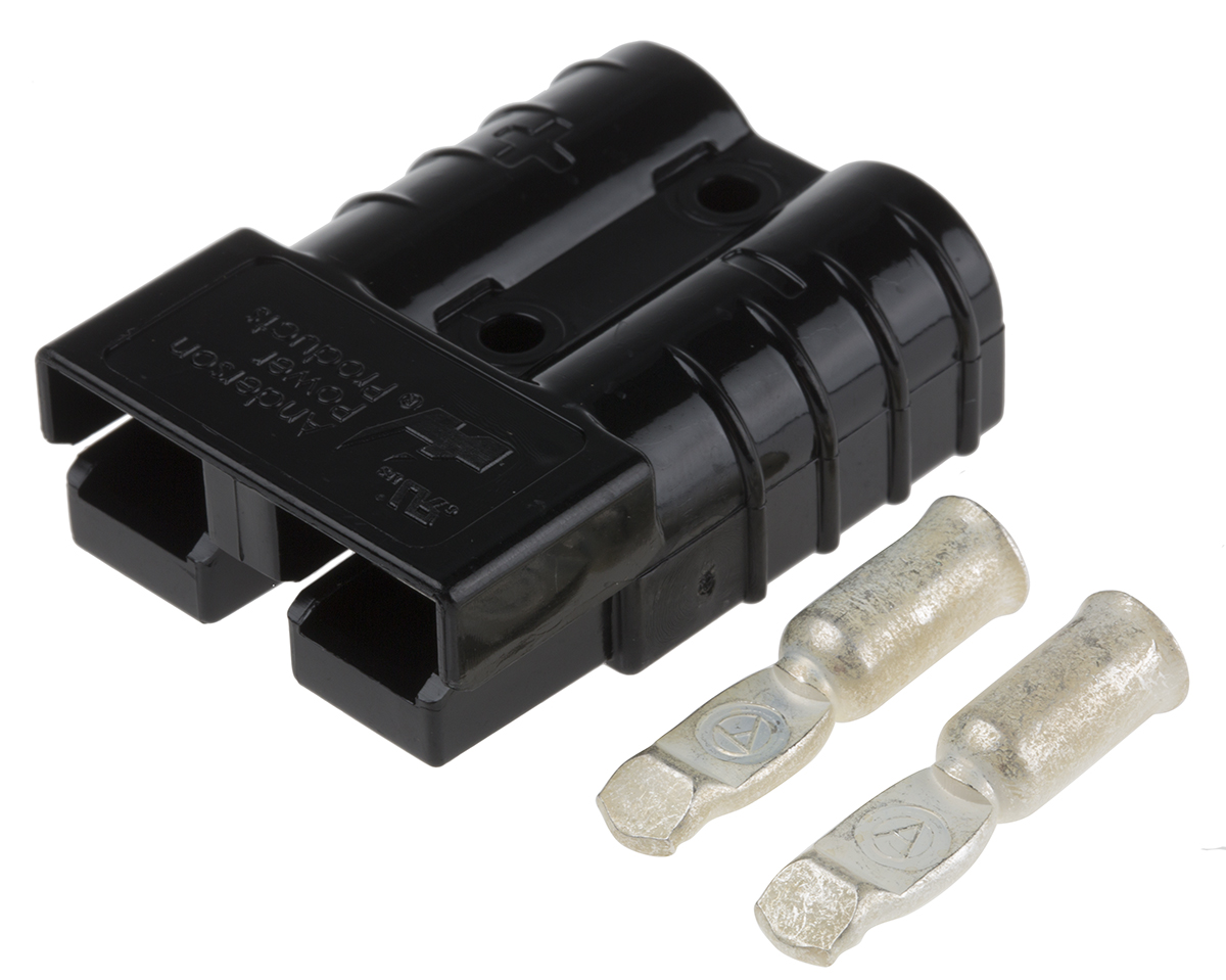 Anderson Power Products, SB50 Series Male 2 Way Battery Connector, 50.0A, 600 V