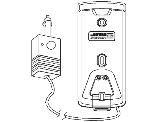 Jay Electronique Charger Unit (12V Vehicle Plug) for Use with Multi-Function OREL Transmitter