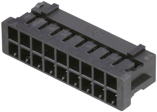 Hirose, DF11 Female Connector Housing, 2mm Pitch, 18 Way, 2 Row