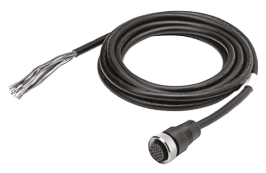Omron Mini Connector to 4 way 4 Pin Connector, M12 Sensor Actuator Cable, 10 m