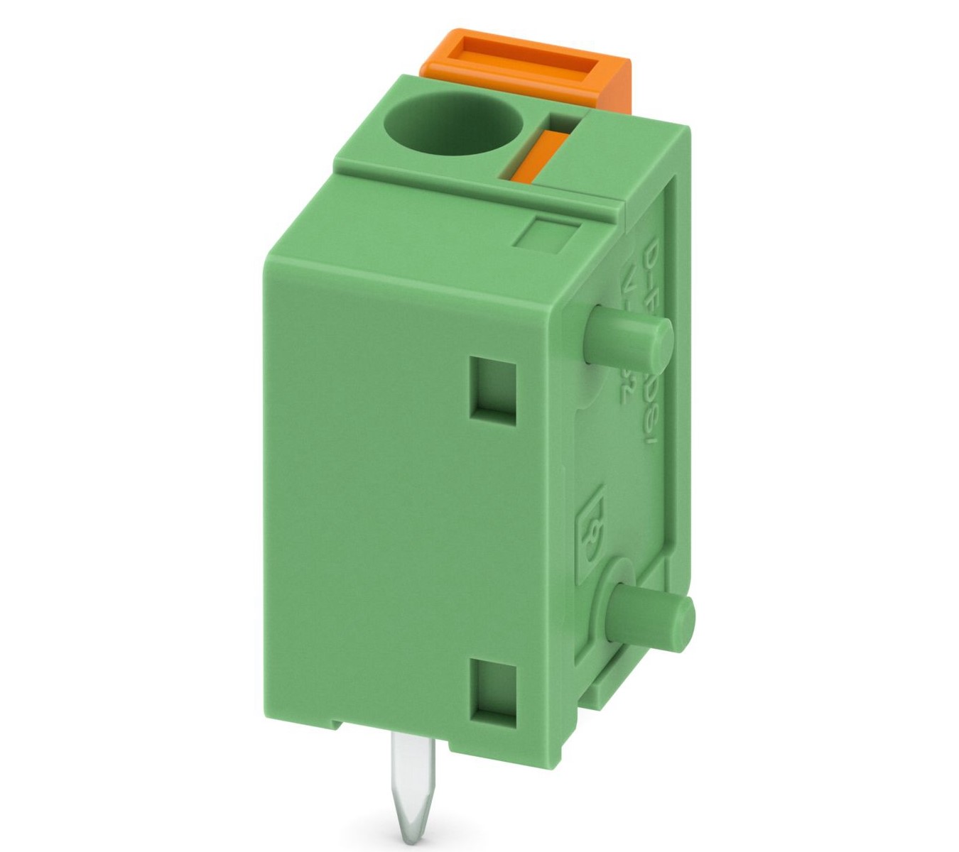 Phoenix Contact FFKDSA/V1-7.62 Series PCB Terminal Block, 1-Contact, 7.62mm Pitch, Through Hole Mount, 1-Row, Screw