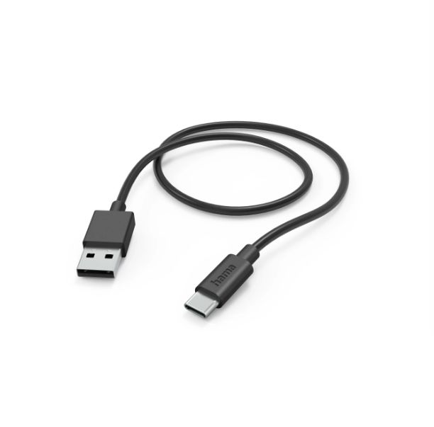 Hama USB 2.0, Male USB A to Male USB C, 480Mbps, 1m