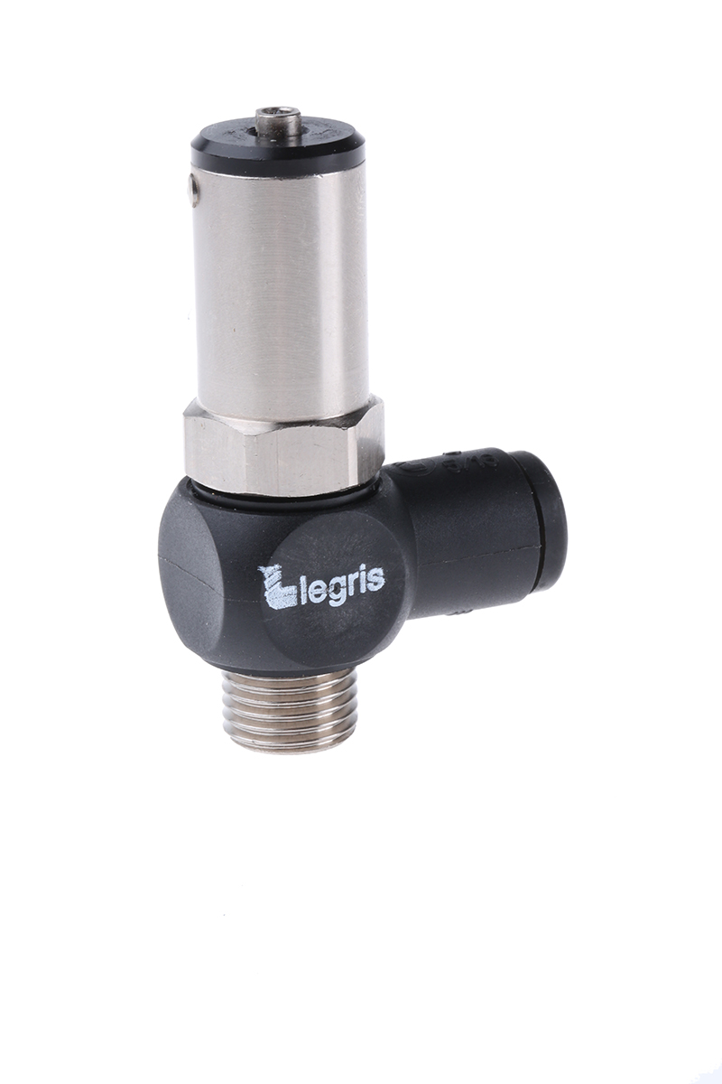 Legris Pneumatic Soft Start Valve, G 1/4 Male, 8mm Tube Size 10bar