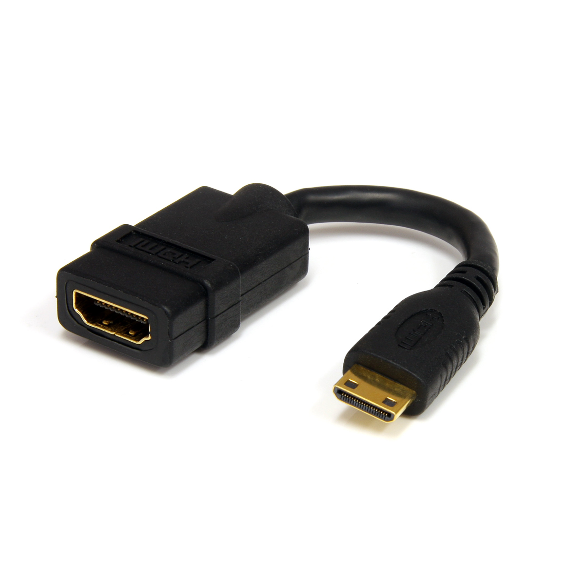 StarTech.com HDMI 1.4, 12.7cm Female HDMI to Male Mini HDMI High Speed 4K @ 30Hz