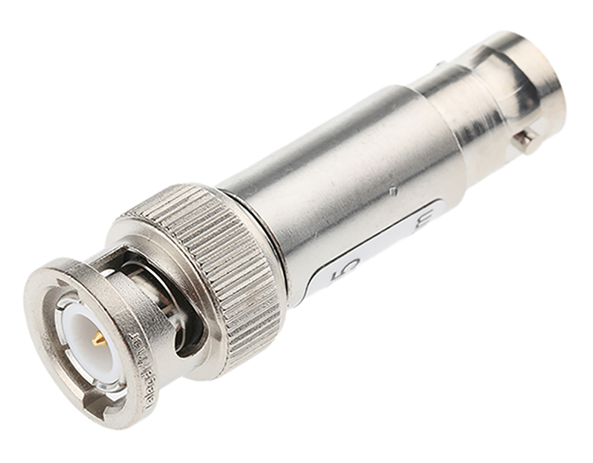 Telegartner 50Ω RF Attenuator BNC Connector BNC Plug to BNC Socket 20dB, Operating Frequency 6GHz