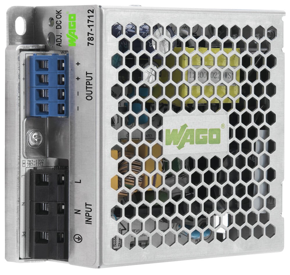 WAGO Switching Power Supply, 787-1712, 12V dc, 8A, Dual Output, 125 → 375V Input Voltage