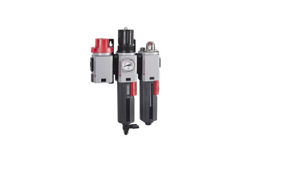 Norgren G 1/4 Filter Regulator Lubricator, Manual Drain, 40μm Filtration Size Integrated Pressure Gauge