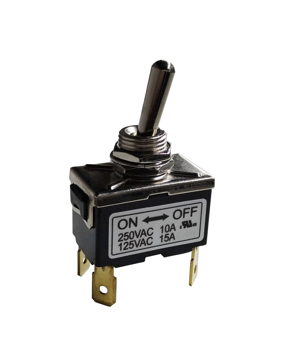 RS PRO Toggle Switch, Panel Mount, On-Off, 1 CO, Tab Terminal