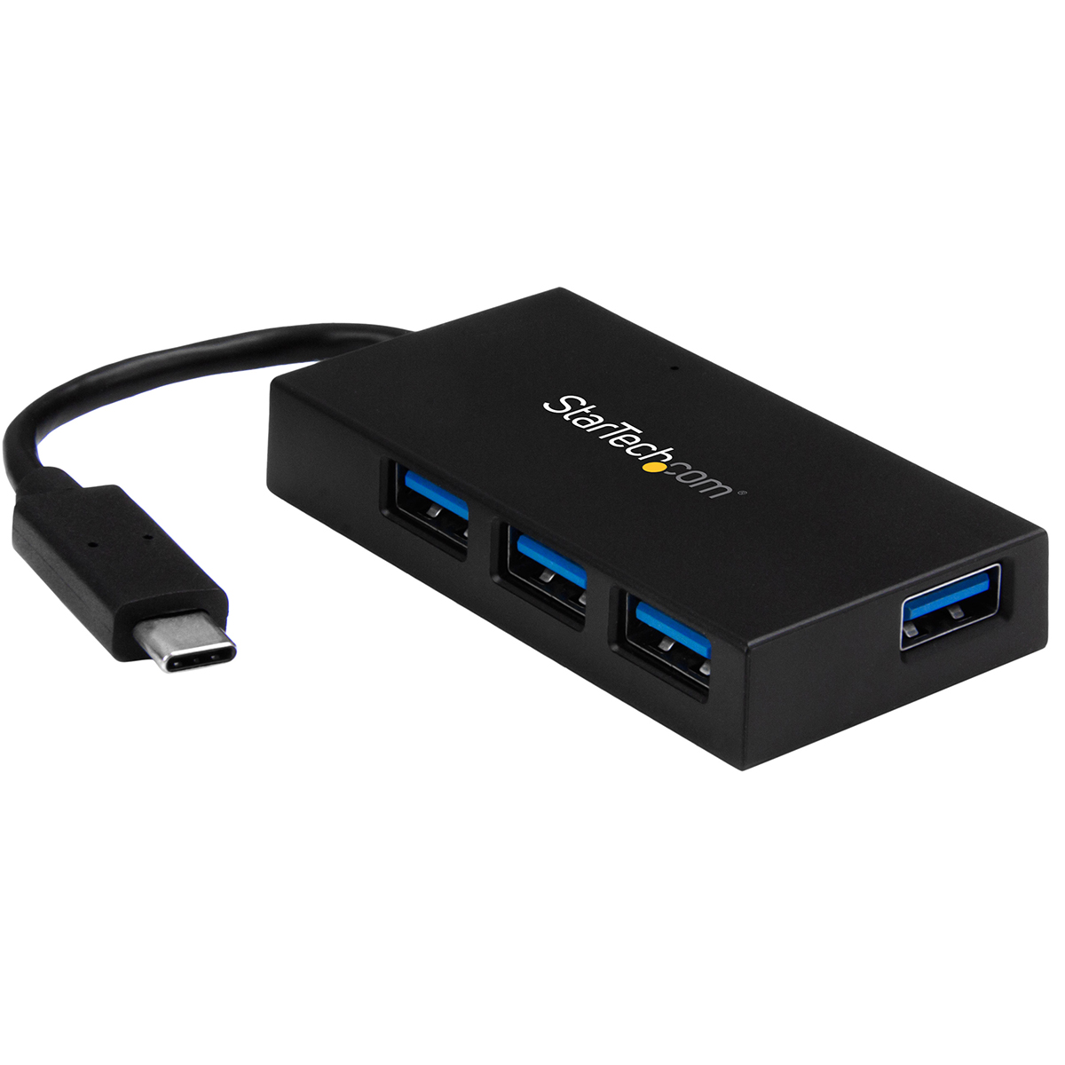 StarTech.com 4 Port USB 3.0 USB A  Hub, USB Powered, 39 mm x 74 mm x 1.3cm