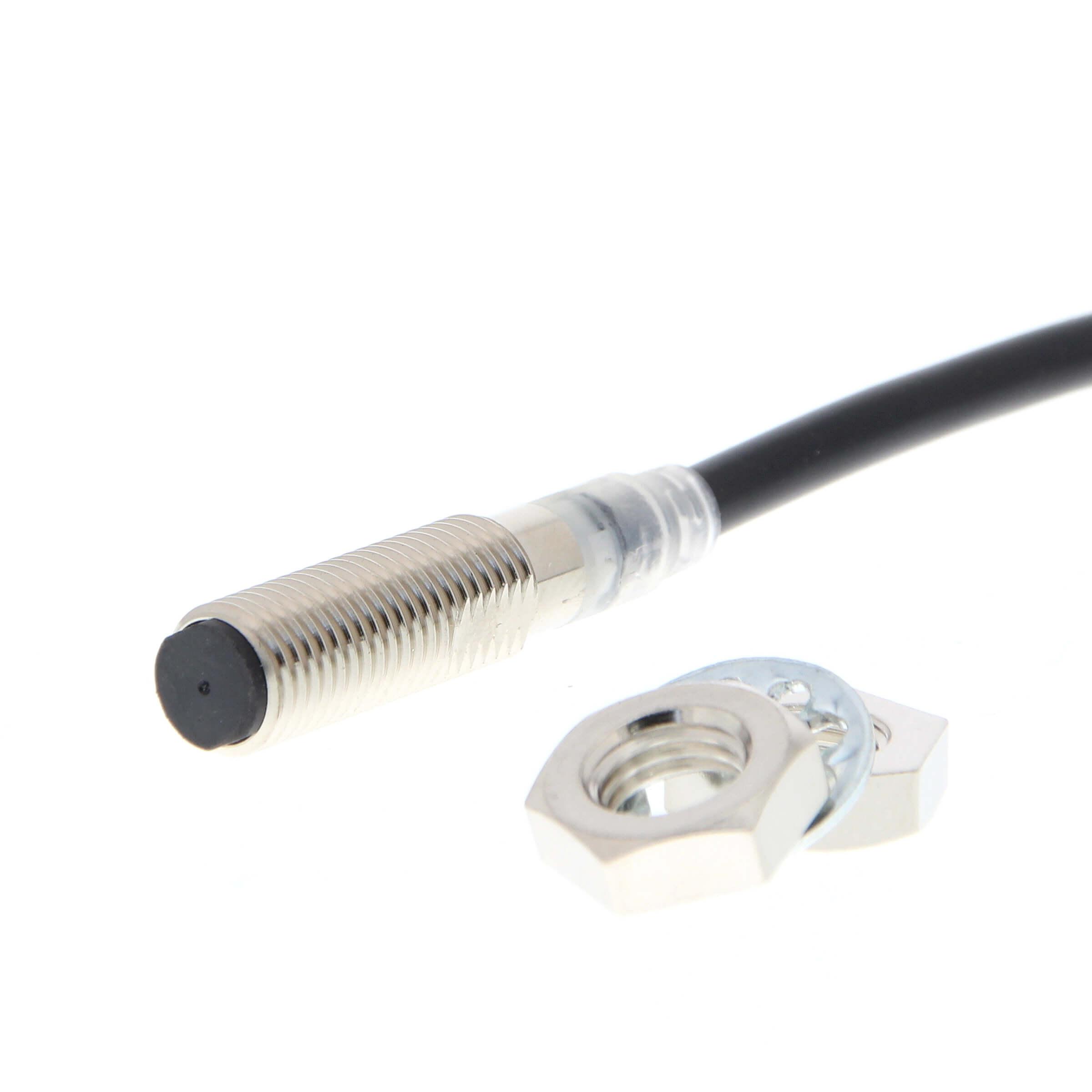 Omron Inductive Threaded Barrel Proximity Sensor, M8, 3 mm Detection, 2-Wire NO, 10 → 30 V dc