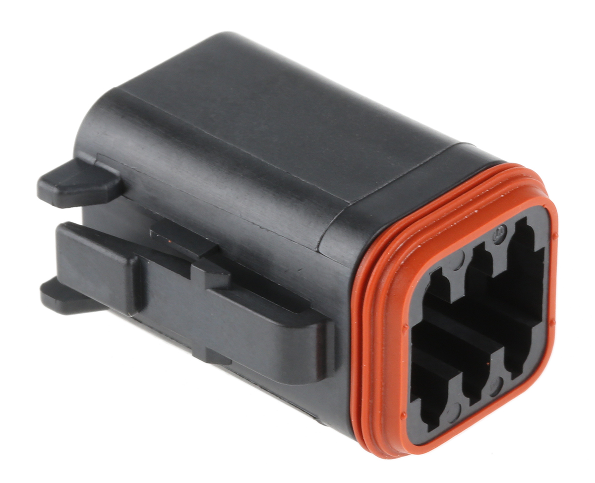Deutsch, DT Automotive Connector Plug 6 Way, Crimp Termination DT06-6S-CE06