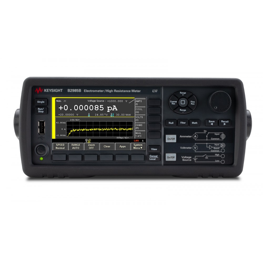 Keysight Technologies Bench Digital Electrometer, 20mA ac Max, 20mA dc Max, 20V ac Max