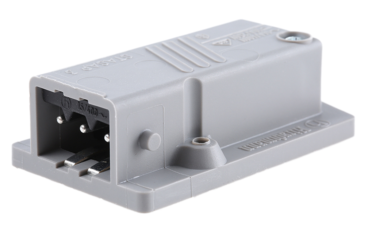 Hirschmann, ST Panel Mount 3P Industrial Power Socket, Rated At 16A, 250 V, 400 V