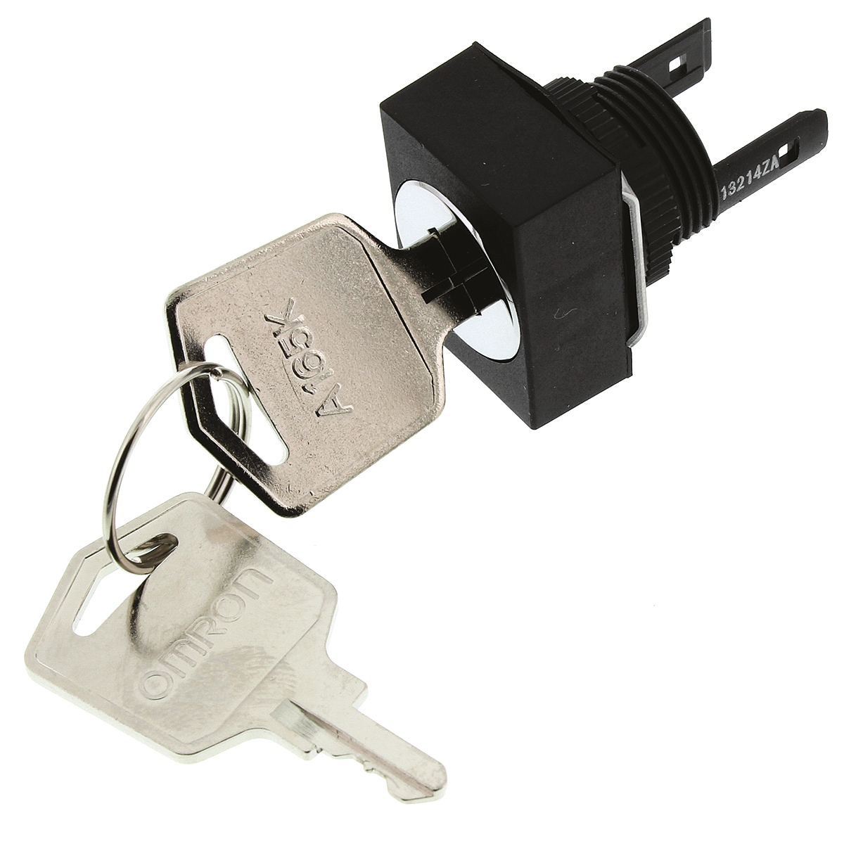 Omron IP65 Key Switch, DPDT, 5 A @ 125 V ac 2-Way Flat-Key