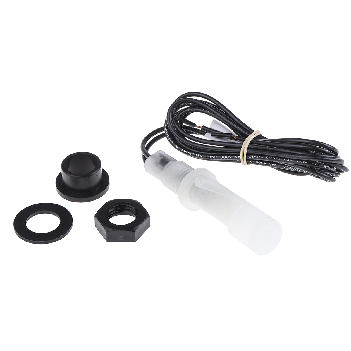 Sensata Cynergy3 RSF70 Series Horizontal External Polypropylene Float Switch, Float, 1m Cable, SPNO, 240V ac Max, 120V