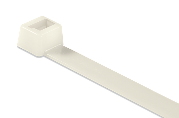 HellermannTyton Cable Tie, Inside Serrated, 535mm x 13.2 mm, Natural Polyamide 6.6 (PA66), Pk-50
