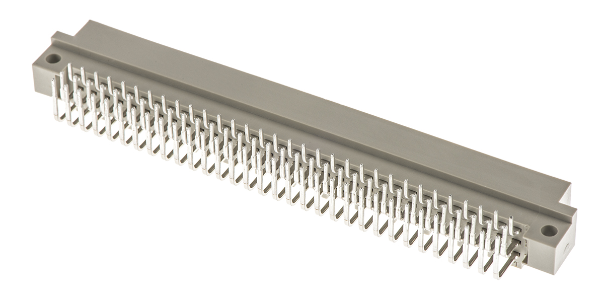 HARTING DIN 41612 96 Way 2.54mm Pitch, Type Connector Class C1, 3 Row, Right Angle DIN 41612 Connector, Plug