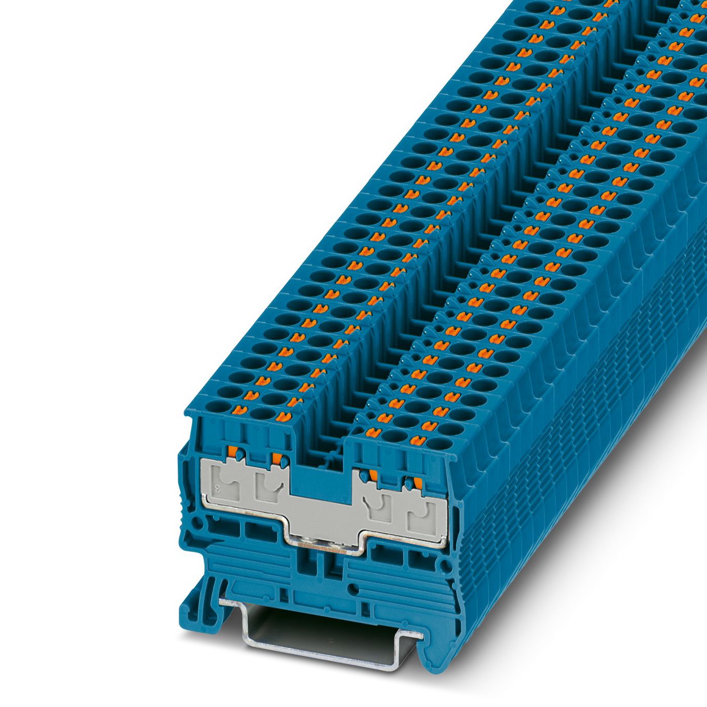 Phoenix Contact 3211022 PT 2.5/S-QUATTRO BU Series, Push In Termination