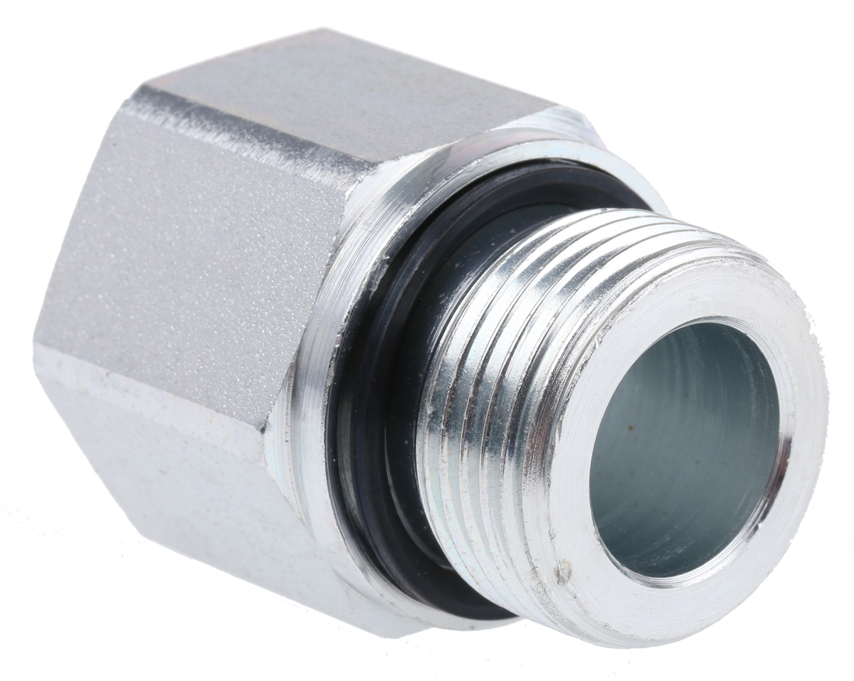 Parker Straight Port to Port Reducer Male BSPP to Female BSPP, RI3/4EDX1/2CF