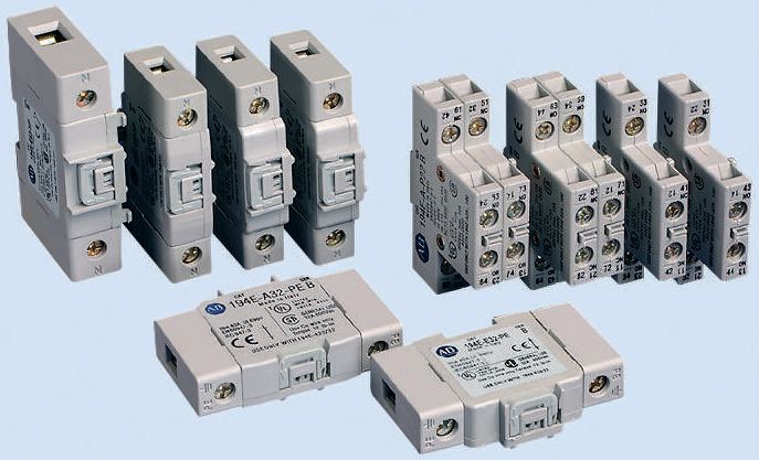 Allen Bradley Auxiliary Contact, 2 Contact, 1NC + 1NO, Side Mount 194