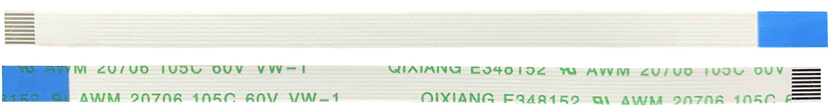 RS PRO FFC Ribbon Cable, 8-Way, 0.5mm Pitch, 100mm Length