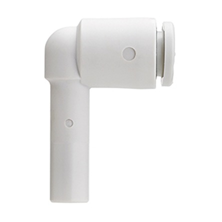 SMC KQ2 Series Plug-in Elbow, 1/4 in to Push In 16 mm, Tube-to-Tube Connection Style
