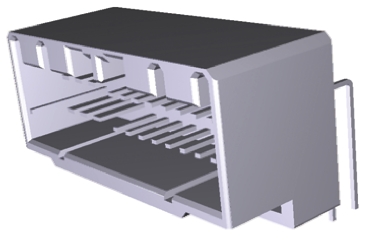 TE Connectivity, MULTILOCK 040/070 Female Connector Housing, 26 Way, 2 Row Right Angle
