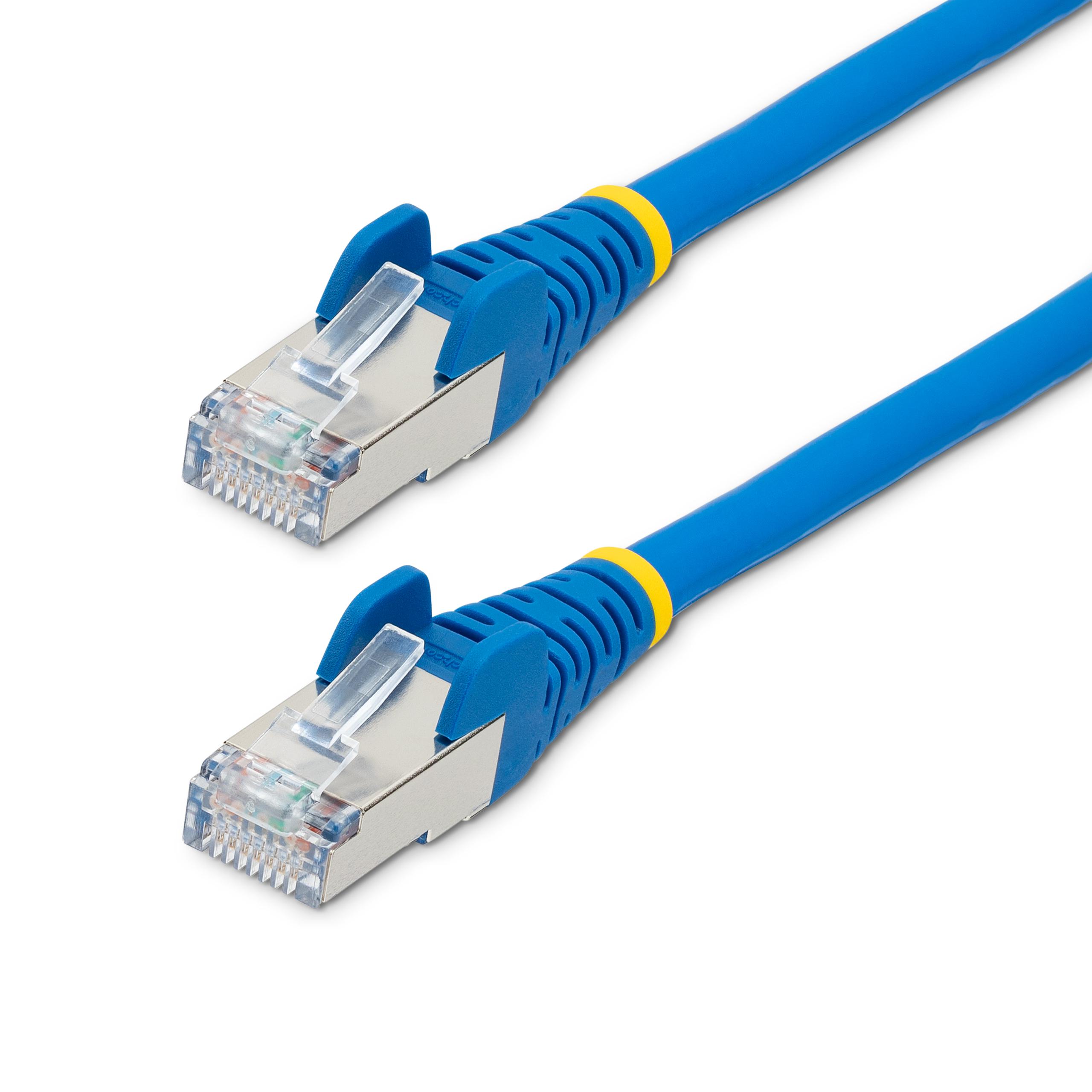 StarTech.comNLBL, 2m Cat6a, Blue RJ45 to Male RJ45 Male, Braid Shielded, Terminated LSZH Sheath