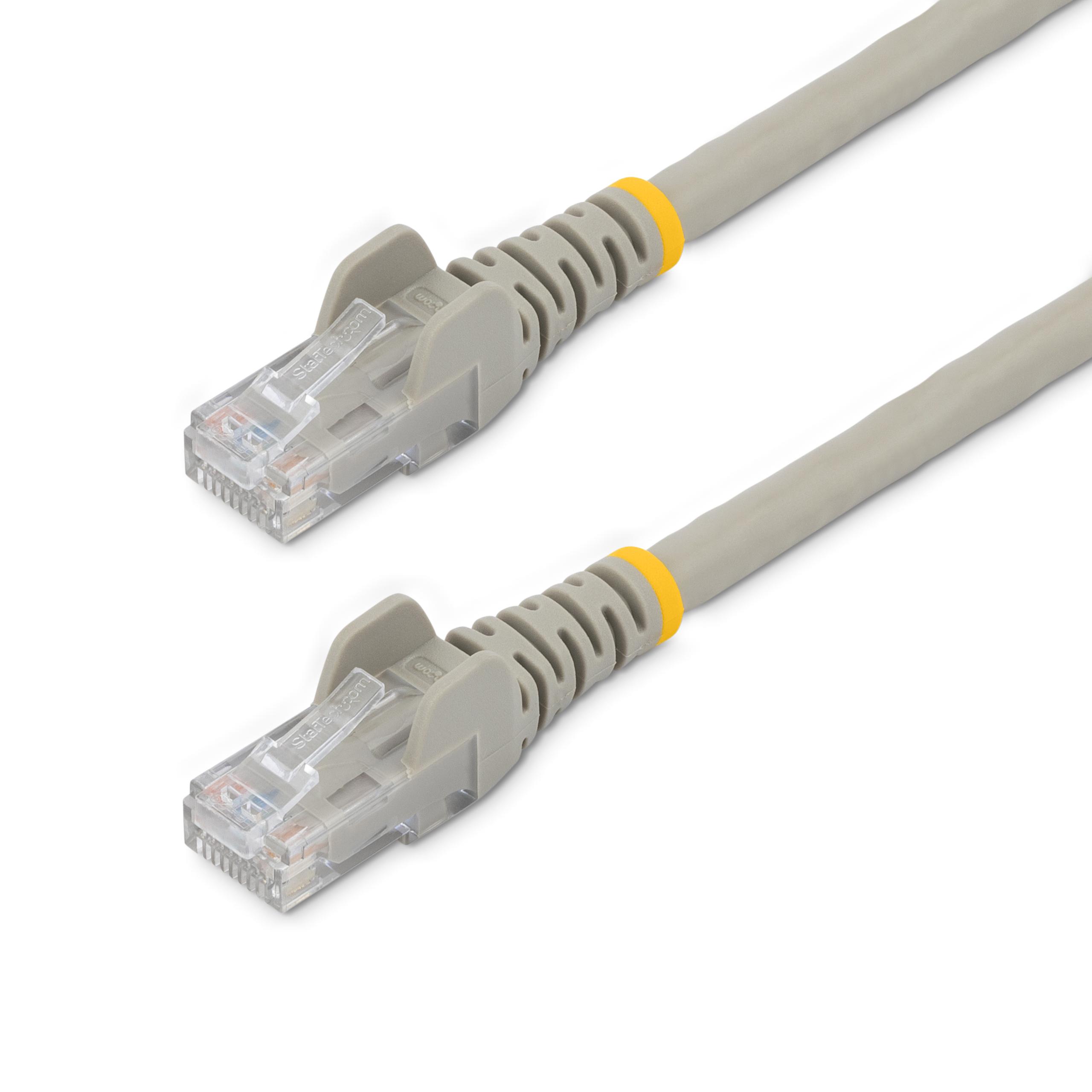 StarTech.com, 30m Cat6, Grey RJ45 to Male RJ45 Male, U/UTP Unshielded, Terminated PVC Sheath