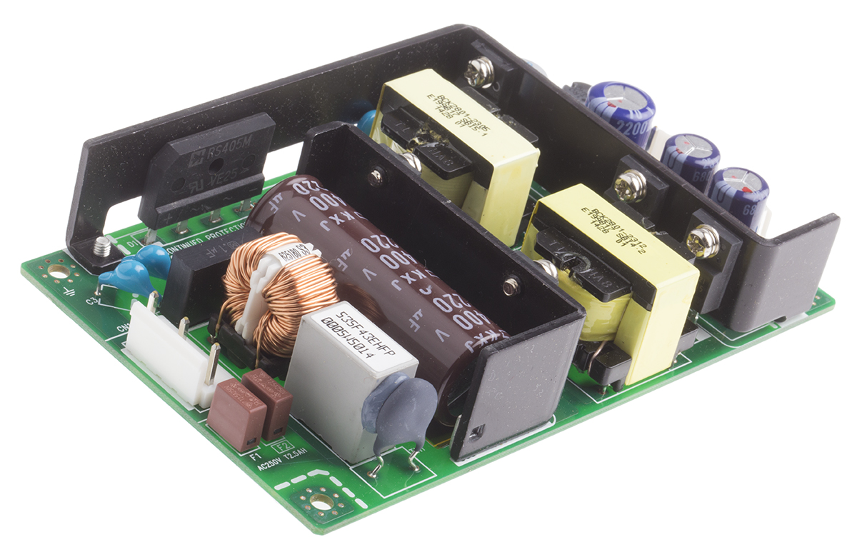 TDK-Lambda Switching Power Supply, CUT75-5FF, 5 V dc, ±15 V dc, 8A, 75W, Triple Output, 120 → 370 V dc, 85