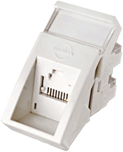 Molex Premise Networks White Telephone Socket