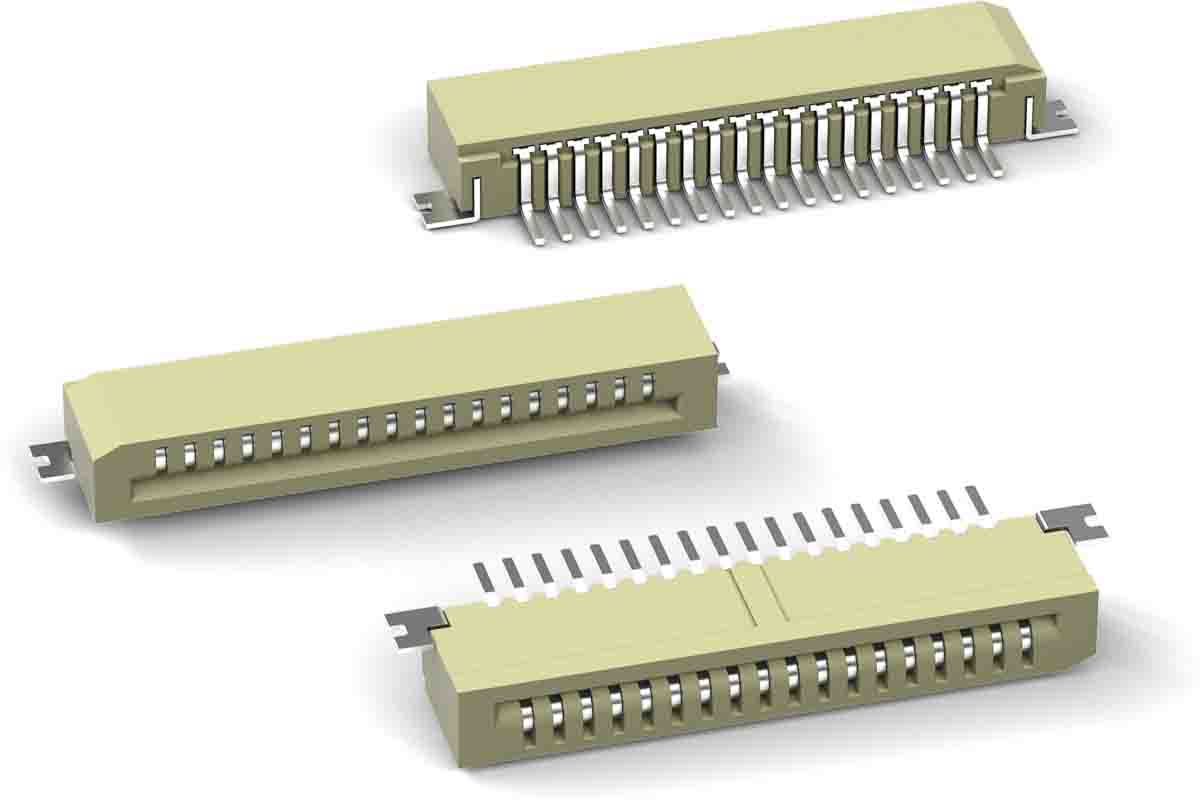 Wurth Elektronik WR-FPC Series Horizontal Surface PCB Header, 18 Contact(s), 1 mm Pitch, 1 Row, Shrouded