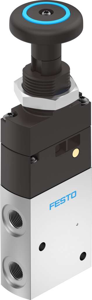 Festo Push Button 3/2 Pneumatic Manual Control Valve VHEF Series, G 1/8, 1/8in, 5299705