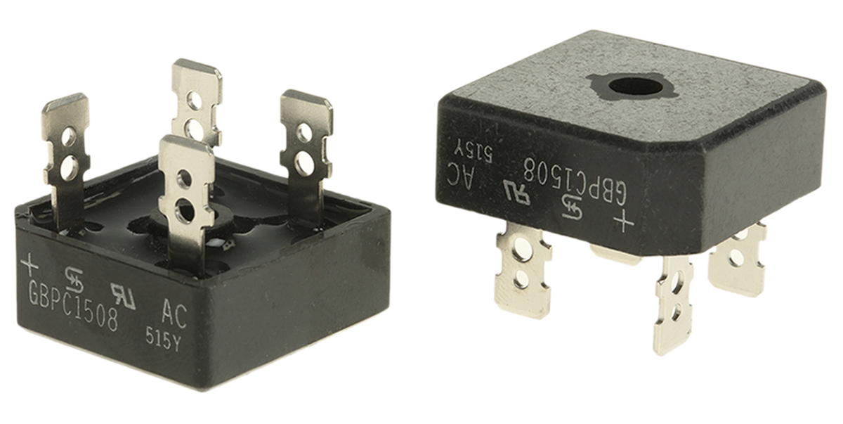 Taiwan Semiconductor Bridge Rectifier, 15A, 800V, 4-Pin
