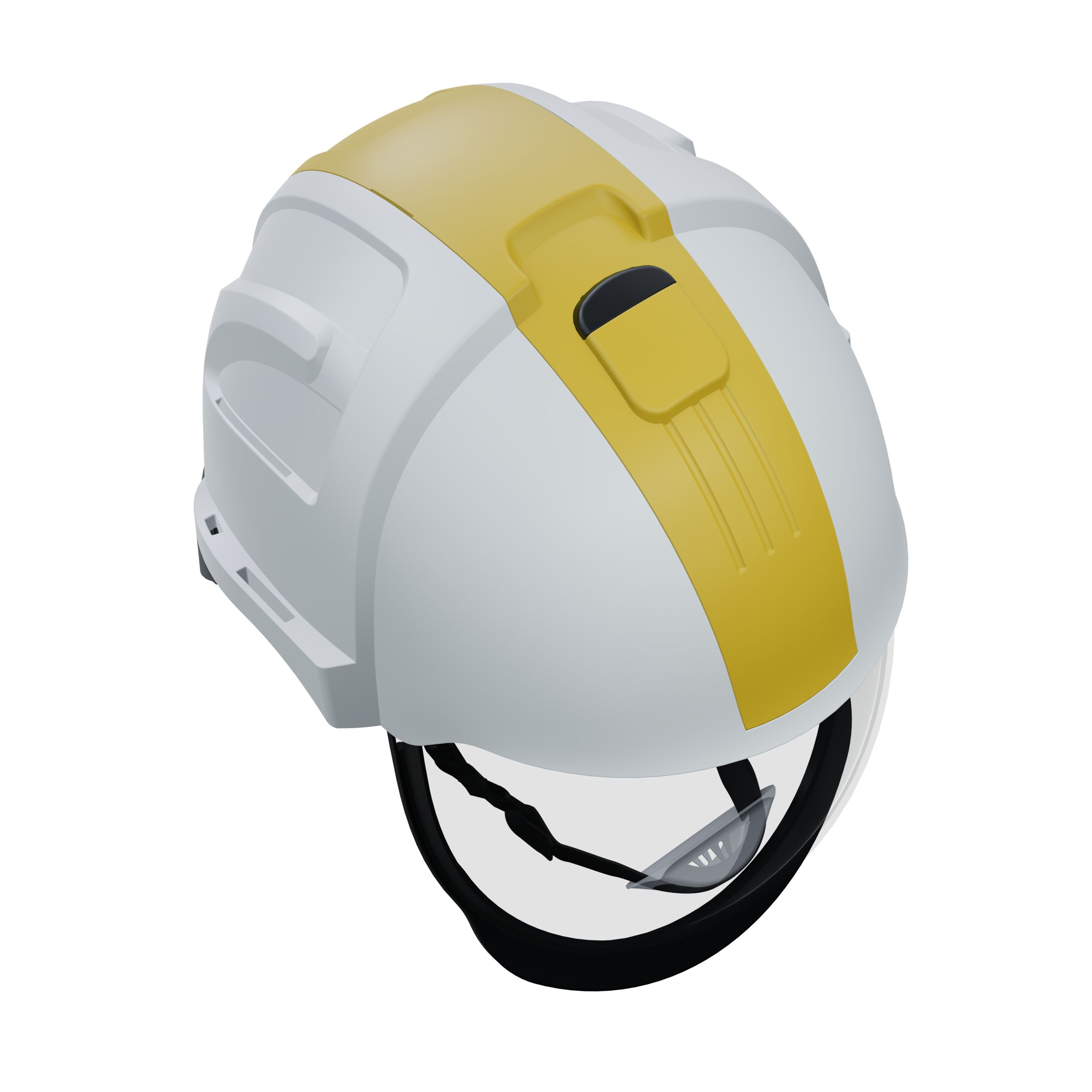 Penta Visarc White Hard Hats with Chin Strap, Adjustable
