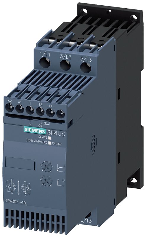 Siemens SIRIUS Soft Starter, , 15 kW, 480 V, 3 Phase
