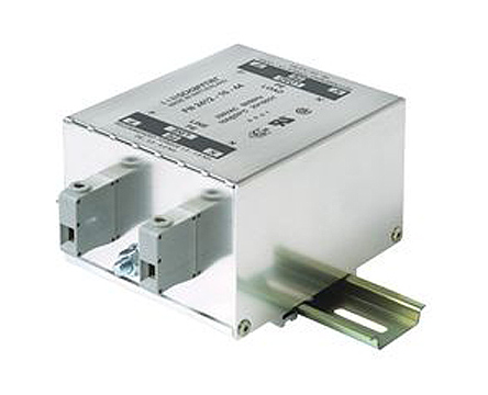Schaffner, FN2412 32A 250 V ac 400Hz, DIN Rail EMC Filter, Terminal Block, Single Phase